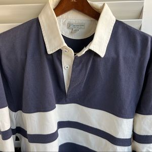 J. Crew Striped Rugby Shirt Size L